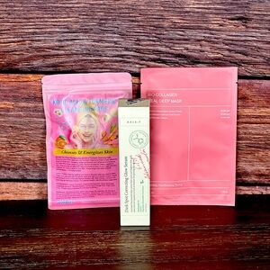 Live Show Door Buster! 1 pack Turmeric & kojic pads, 1 collagen mask & 1 axis-y